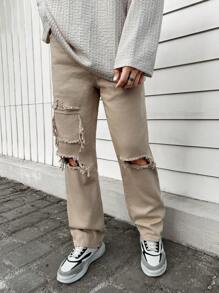 Manfinity EMRG Men's Distressed Denim Jeans
