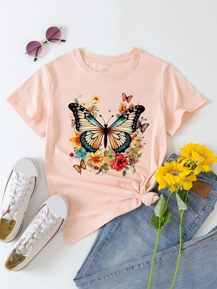 ★送料・関税込★YOUHEE★BUTTERFLY APLIQUE T-SHIRTS★ MUSINSA | YOUHEE BUTTERFLY APLIQUE T-SHIRTS WHITE