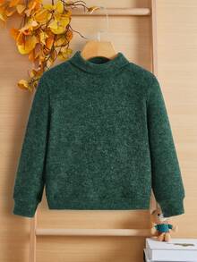 3入組/套小男童素色運動衛衣,隨機色 - 彩色 - 查看 14