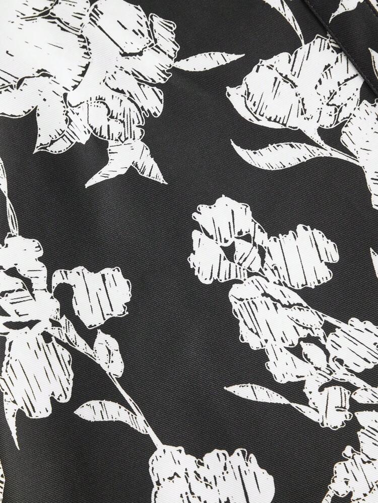 Women's Floral Printed Skirt