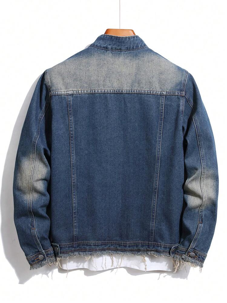 Men's Flap Pocket Denim Jacket
