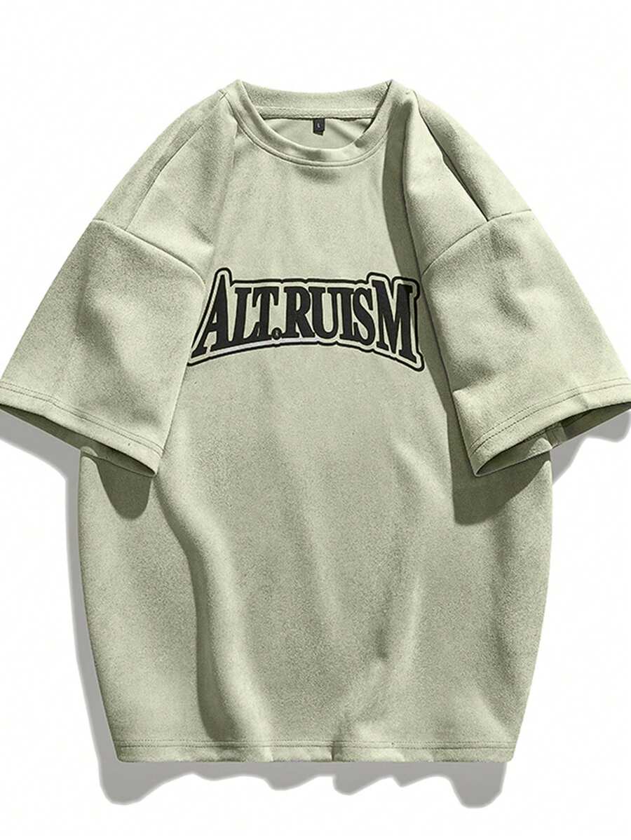 Nam Da lộn In Áo thun - Màu Xám nhạt - Xem 1