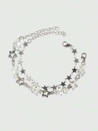 Grunge Punk 2 pièces Bracelet Femme