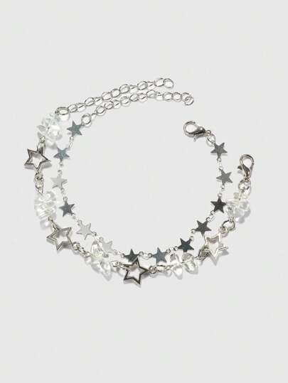 Grunge Punk 2pcs Women's Bracelet