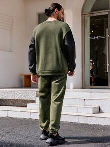 GENTILAND 針織休閒拼接兩件套 - 彩色 - 查看 2