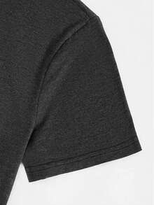 Plus Christmas Print Tee - Grey - View 4
