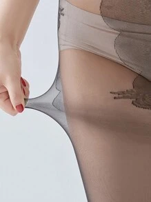 Sw29 Black Mesh Stockings - Black - View 4