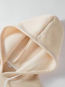 Manfinity LEGND 男士卡通微笑臉連帽衫 - 卡其色 - 查看 3