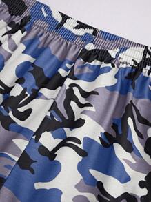 SHEIN Unity 迷彩印花慢跑褲 - 彩色 - 查看 4