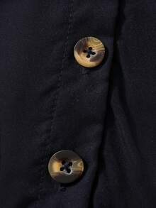 SHEIN 秋冬小女孩立領宮廷長袖細節多件洋裝 - 彩色 - 查看 7