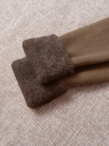 Franclia Turtleneck Thermal Lined Fitted Base Layer Long Sleeve Sweater, Warm For Autumn/Winter Knit Pullover Fall Outfit