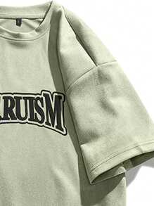 Nam Da lộn In Áo thun - Màu Xám nhạt - Xem 3