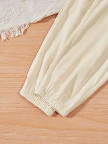 SHEIN 女孩(大孩子)的休閒多彩三件套都市風格服裝,搭配長褲 - 彩色 - 查看 7