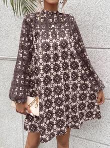 EMERY ROSE In toàn bộ Đầm - màu nâu - Xem 1