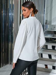 Aveloria Single-Breasted Stand Collar Long Sleeve Shirt Fall Cloth For Women