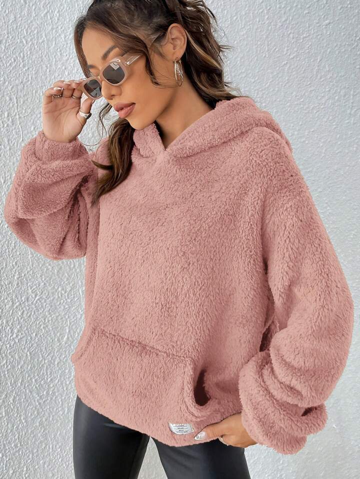 SHEIN EZwear フード付きファーパーカー | SHEIN JAPAN