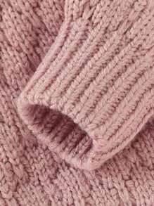 Combinazione In Maglia Con Maglione A Rombi Per Bambini
