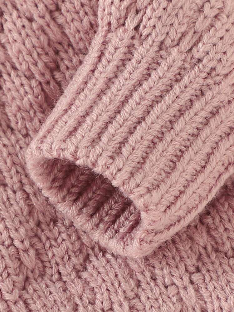 Infant Single Breasted Knit Sweater Romper