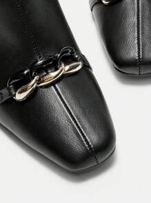 SheIn BIZ 時尚女靴 - 黑色 - 查看 4