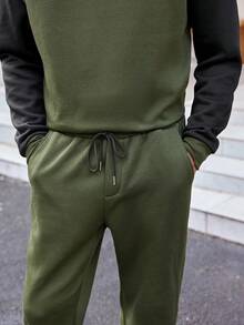 GENTILAND 針織休閒拼接兩件套 - 彩色 - 查看 5