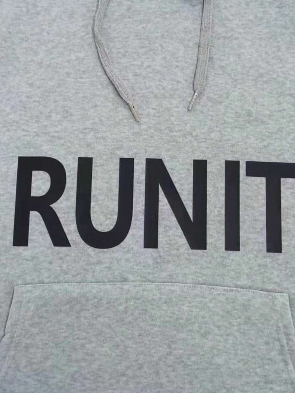 Men's Letter Print Drawstring Hooded Sports Sweatshirt Men Sweatshirt
