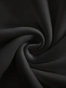 Men's Skull & Letter Printed Fleece Hoodie - Black - View 4