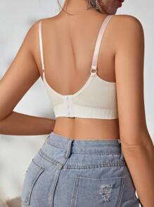 Moonlight & Mama Maternity Adjustable Shoulder Strap Solid Color Bra ,3 Pcs