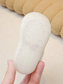 Infant/toddler/kids' Cartoon Style Mid-calf Snow Boots, Warm, Anti-slip, Outdoor & Daily Wear, Hook-and-loop Closure - Beige - View 7