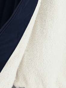 SHEIN EZwear 女性大尺碼黑色外套 - 寶藍色 - 查看 5