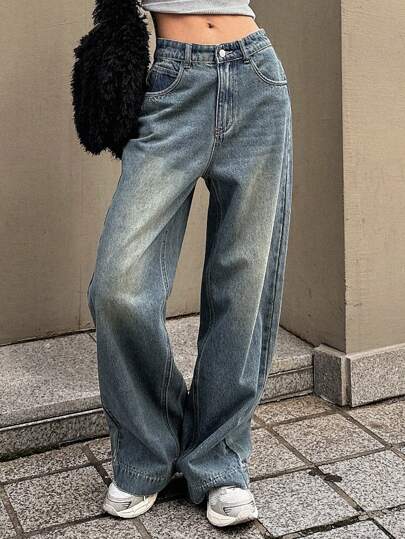 DAZY 寬腳牛仔褲