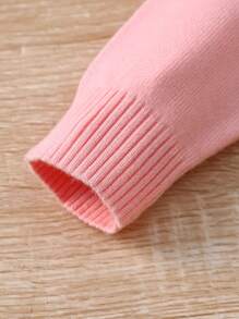 Baby Mädchen Pullover mit Rüschenbesatz,