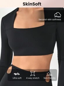 Lifespree 女士短t恤和開叉打底褲套裝