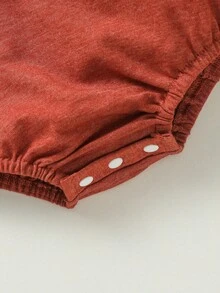 SHEIN Vintaside Kids 3入組寶寶純色連身衣 - 彩色 - 查看 4