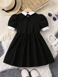 SHEIN 復古派對女孩禮服 - 彩色 - 查看 2