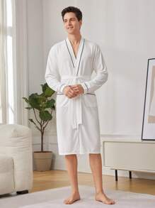 1 Miếng Khối màu Túi vá Áo choàng thắt lưng Đối với Nhà  Mặc - trắng - Xem 4