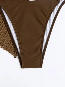 3入組比基尼套裝 - 咖啡棕 - 查看 4