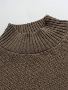 GIGOGOU 两件套秋冬女士毛衣套装休闲针织裤运动服秋季衣服 - 咖啡棕 - 查看 10