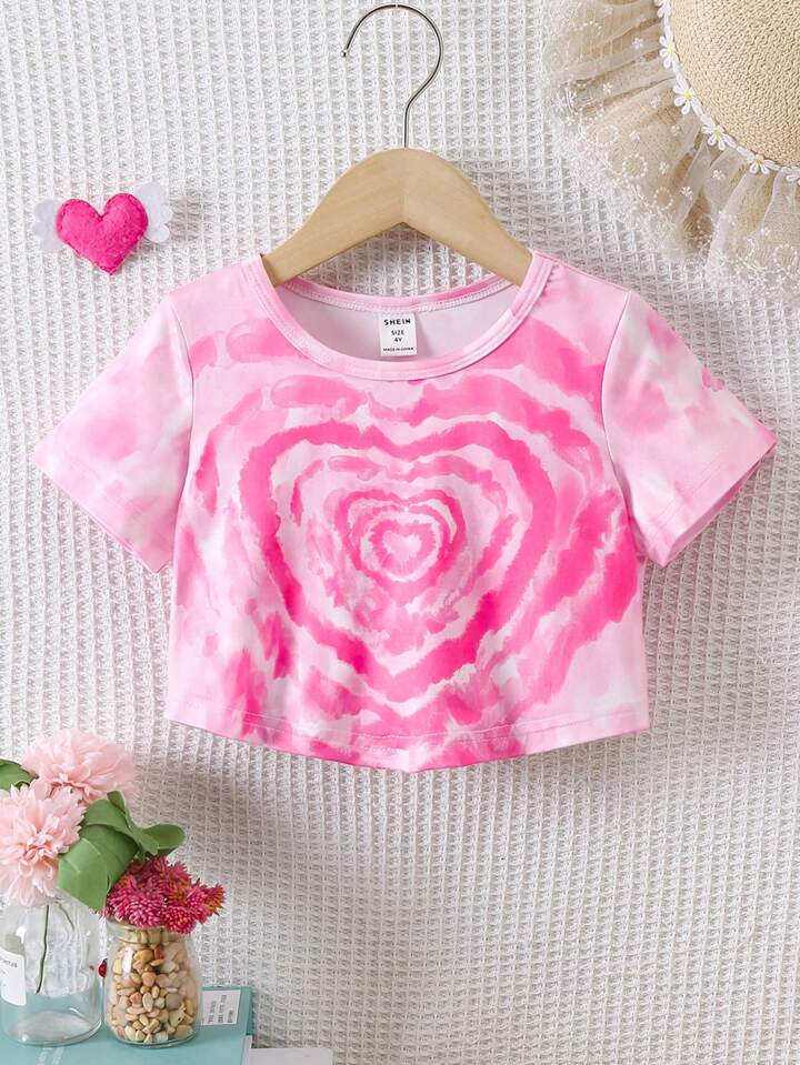 Girls tie dye top shop