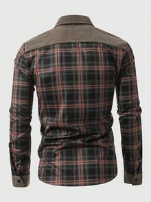 Manfinity Homme Nam In kẻ sọc Áo sơ mi - Nhiều màu - Xem 2