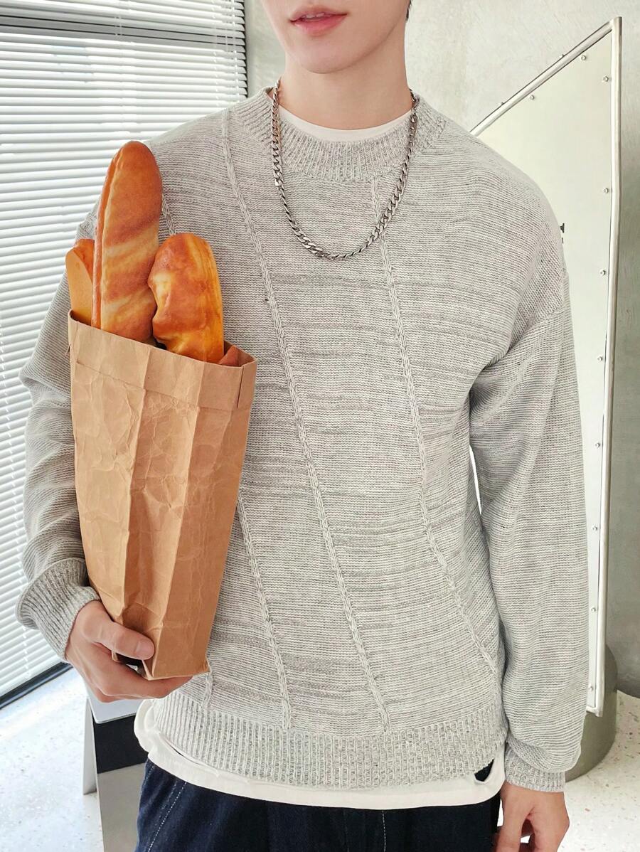 Claim Dot Nam Tay áo dài Áo len - Nhiều màu - Xem 1