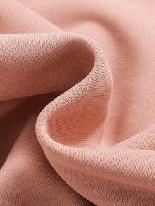 SHEIN 少女心形字母图案卫衣 - 粉色 - 查看 3