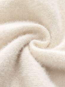 GIGOGOU 秋冬保暖女士针织毛衣套装+运动裤 - 杏色 - 查看 6