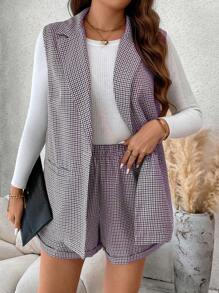 SHEIN Franclia 大碼西裝套裝 - 彩色 - 查看 6