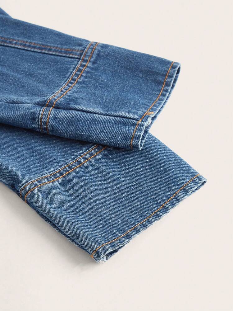 Women's Denim Button Front Dress