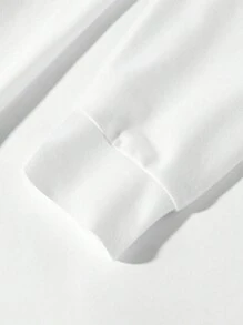 Manfinity Homme Loose Fit Men's Christmas Printed Hoodie - White - View 3