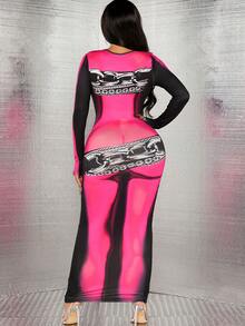 SHEIN SXY 女裝連身裙 - 彩色 - 查看 2