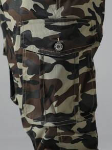 Manfinity Homme Nam Ngụy trang Quần Cargo - Nhiều màu - Xem 6