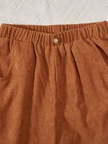 SHEIN 女孩(大孩子)的休閒多彩三件套都市風格服裝,搭配長褲 - 彩色 - 查看 3