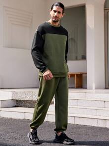 GENTILAND 針織休閒拼接兩件套 - 彩色 - 查看 6