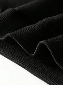 Nam In Lông cừu Hoodie - màu đen - Xem 3